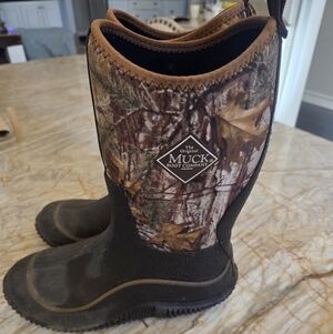 Kids Muck Camo Boots